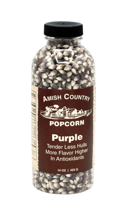 Amish Country Purple Popcorn 14 oz. Bottle