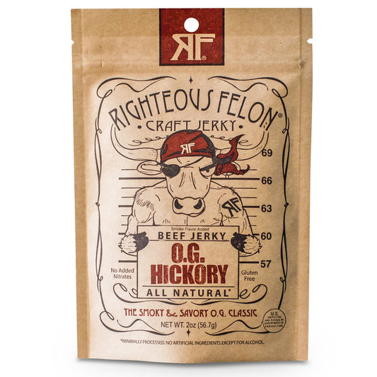 Righteous Felon OG Hickory Beef Jerky