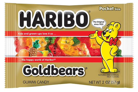 Haribo Goldbears Pocket Sized, 2 oz.