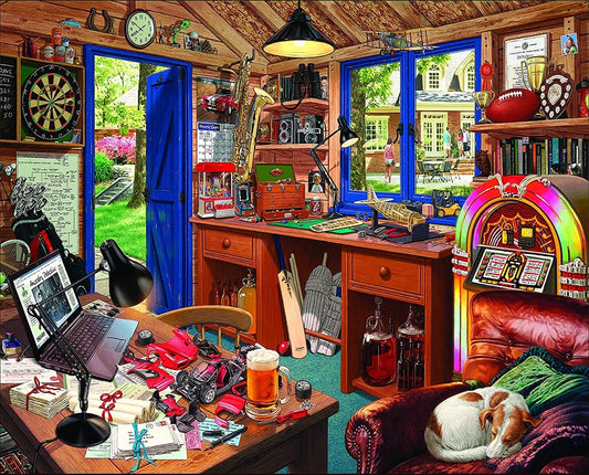 Dad’s Hideaway (1581pz) - 1000 Piece Jigsaw Puzzle