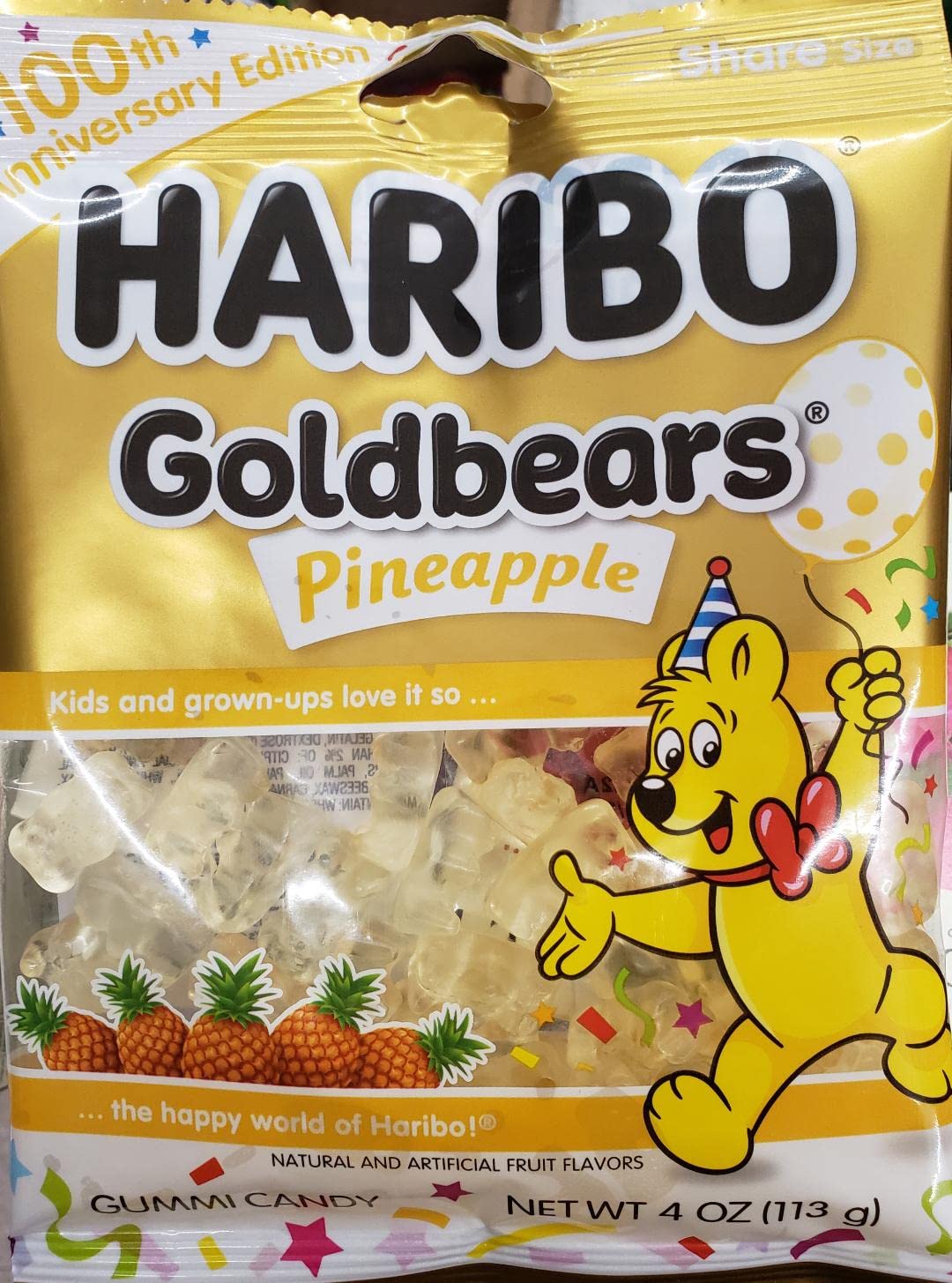 Haribo Pineapple Goldbears 4 oz.
