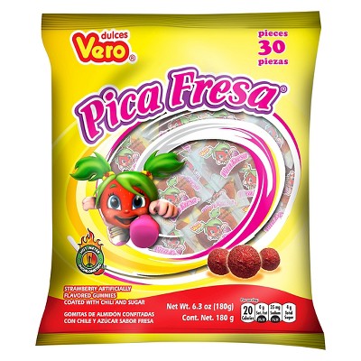 Vero Pica Fresa Strawberry and Chili Candy 6.3 oz.