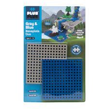 Blue and Gray Baseplate Plus Plus