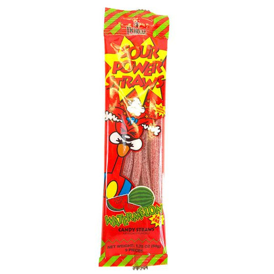 Sour Power Straws Watermelon